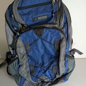 Blue and Gray Backpack